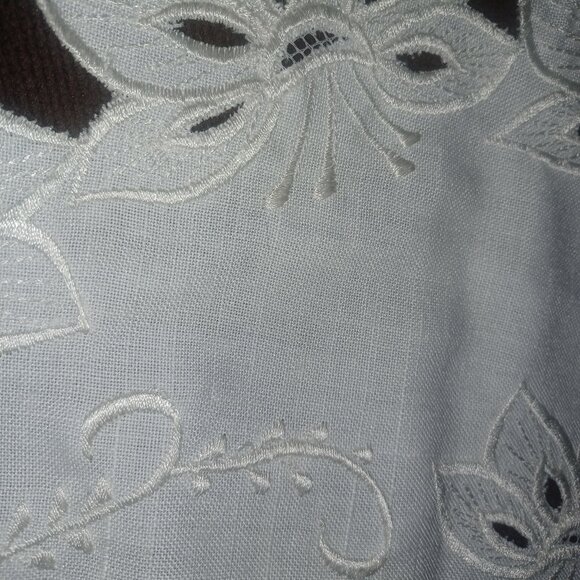 Collar Large Eyelet Lace White - Picture 6 of 6